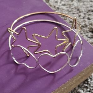 Heart and Star Bracelets